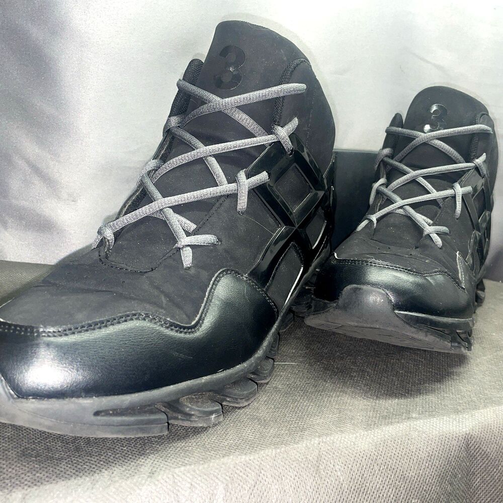 JOOMRA High Top Lace Up Sneakers Men's Black Size 48 EUR US 13-14 Casual Shoes - Picture 2 of 10